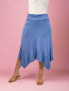Bias Cut Midi Skirt - Dolphin