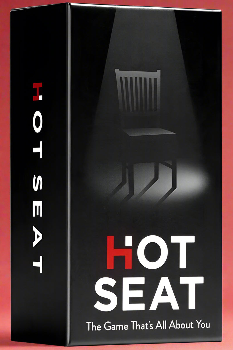 A card game where each round players write an answer to the question pretending to be the player in the Hot Seat. For ages 10 years+ and 3+ players.