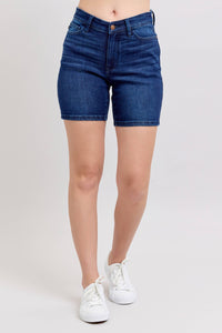 V-Front Dark Wash Bermuda