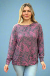 Pink Leaf Top
