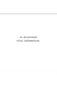 We Don't Gossip Greeting Card