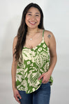 Olive Floral Strap Cami