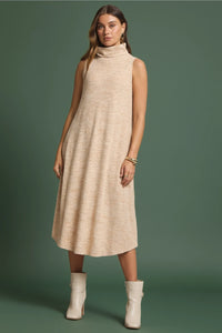 Brushed Tiger Turtle Dress - Marigold