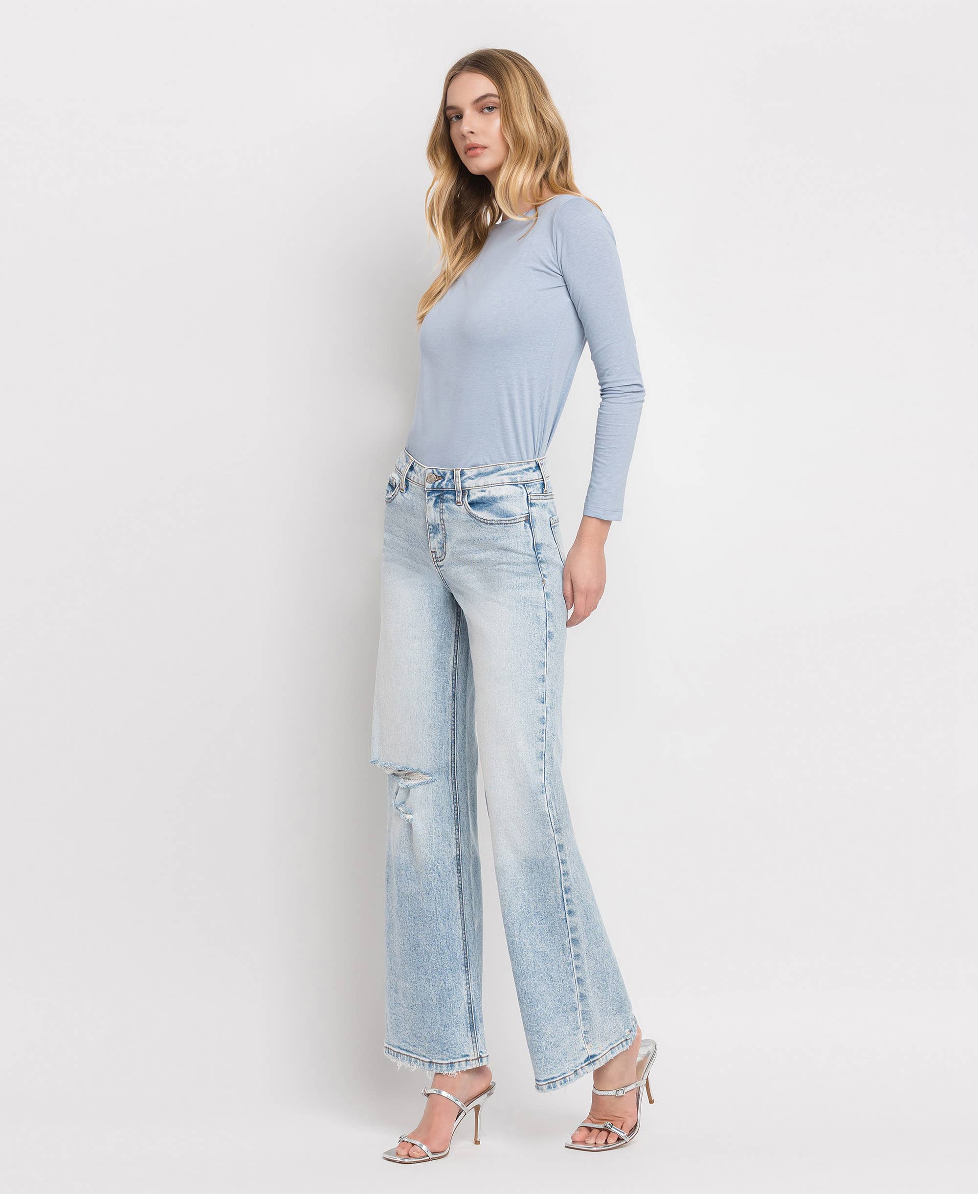 Tummy Control Super HR Wide Leg Jeans LV36