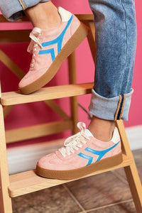 Nova Retro Inspired Low Sneaker - Pink