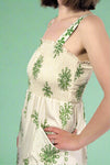 Printed Jumpsuit - Cream