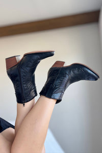 Collen Western Bootie - Black