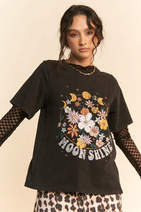 Black Moon Shine Graphic Tee