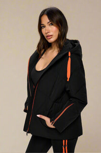 Summit Shield Puffer Jacket - Black