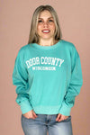 Door County Peninsula Doodle Sweatshirt Blue
