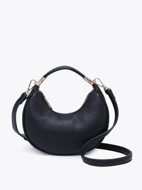 Baghdad Half-Moon Crossbody - Black
