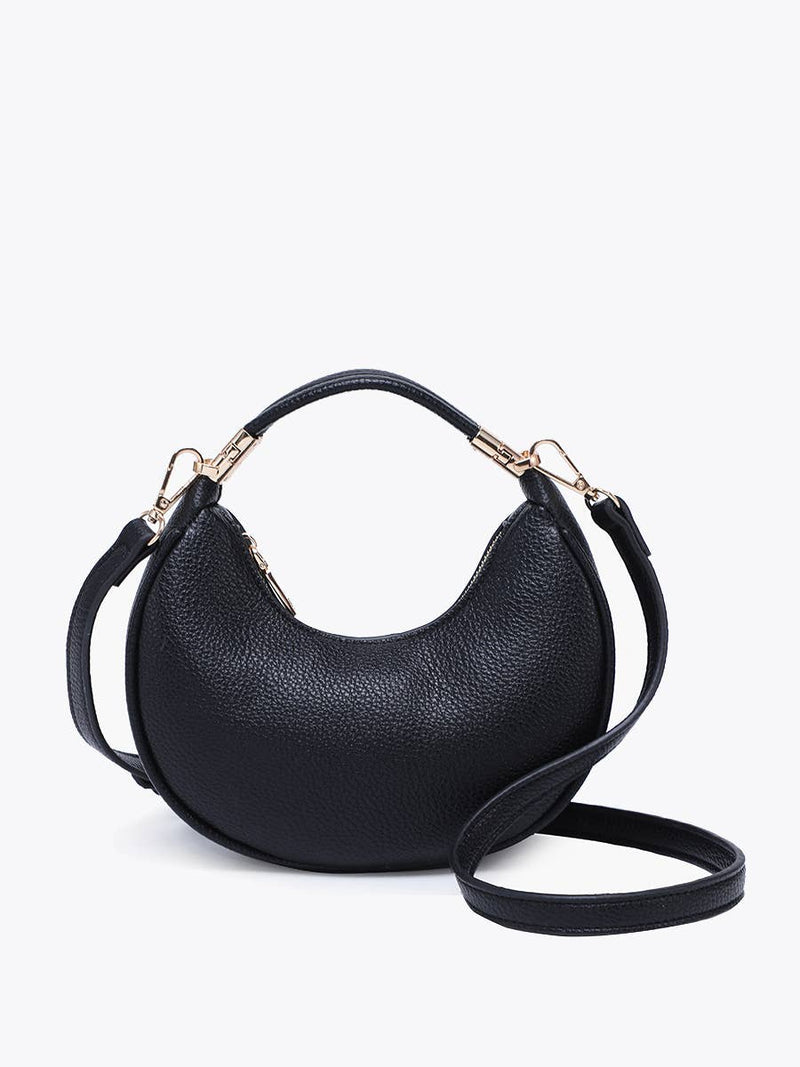 Baghdad Half-Moon Crossbody - Black