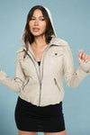 Nomad Canvas Hooded Jacket - Cream