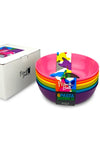 Rainbow Pasta Bowl Set