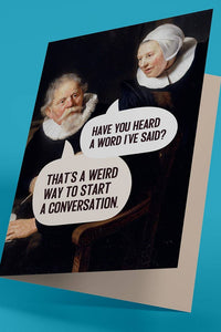 Favorite Conversationalist - Anniversary Card
