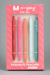 Favorite Teacher Pen Set