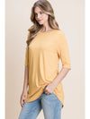 Basic Soft Tee - Dijon