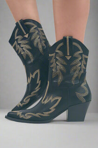 Nantes Western Boot - Black