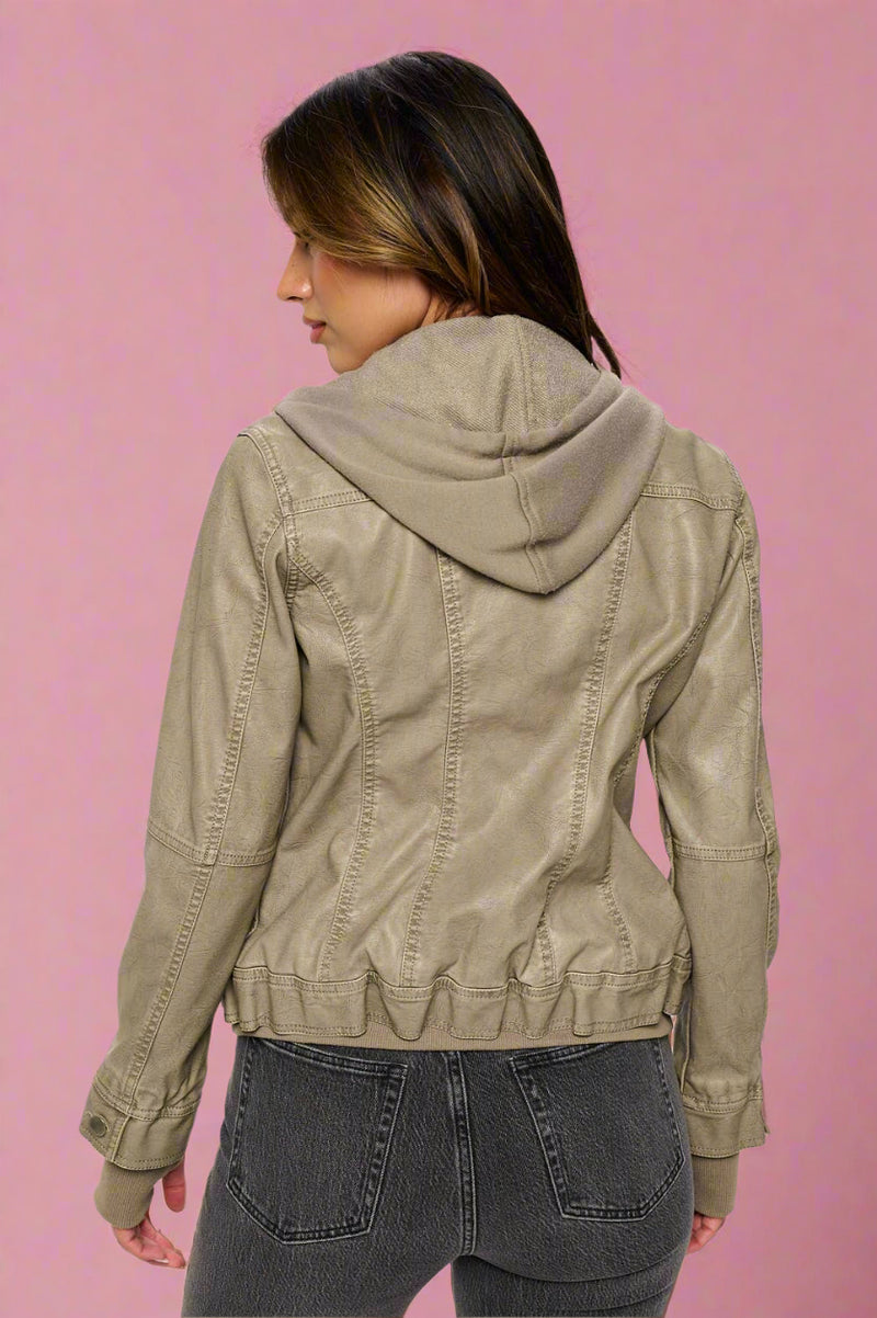 Nomad Canvas Hooded Jacket - Gray