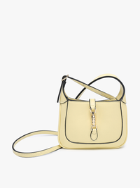 Stelliana Metal Lock Crossbody - Pale Yellow