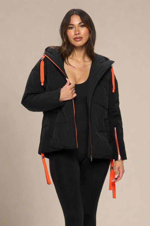 Summit Shield Puffer Jacket - Black