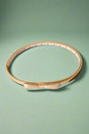 Retro-Inspired Metal Bow Belt - Gold