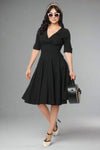 Delores Swing Dress - Black