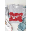 Red Midwest Graphic Sweatshirt - Heather Grey