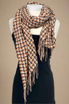 New Retro Plaid Scarf