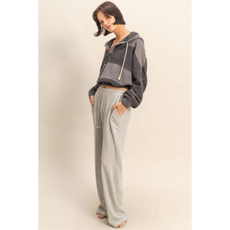 Contrasting Stitch Detail Hoodie