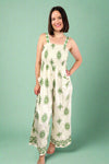 Printed Jumpsuit - Cream
