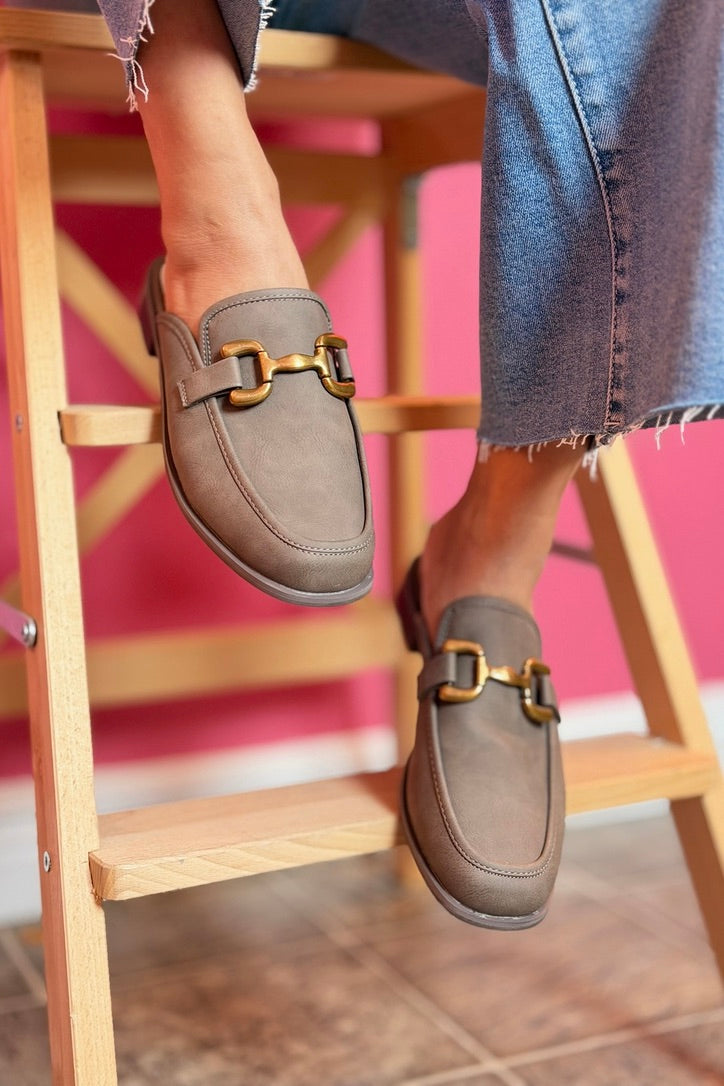 Blakely Charcoal - Modern Mule Loafer