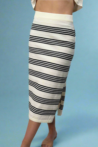 Midi Sweater Skirt - Cream