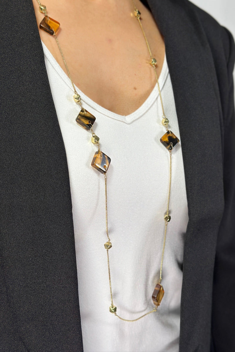 Margot Necklace Tortoiseshell