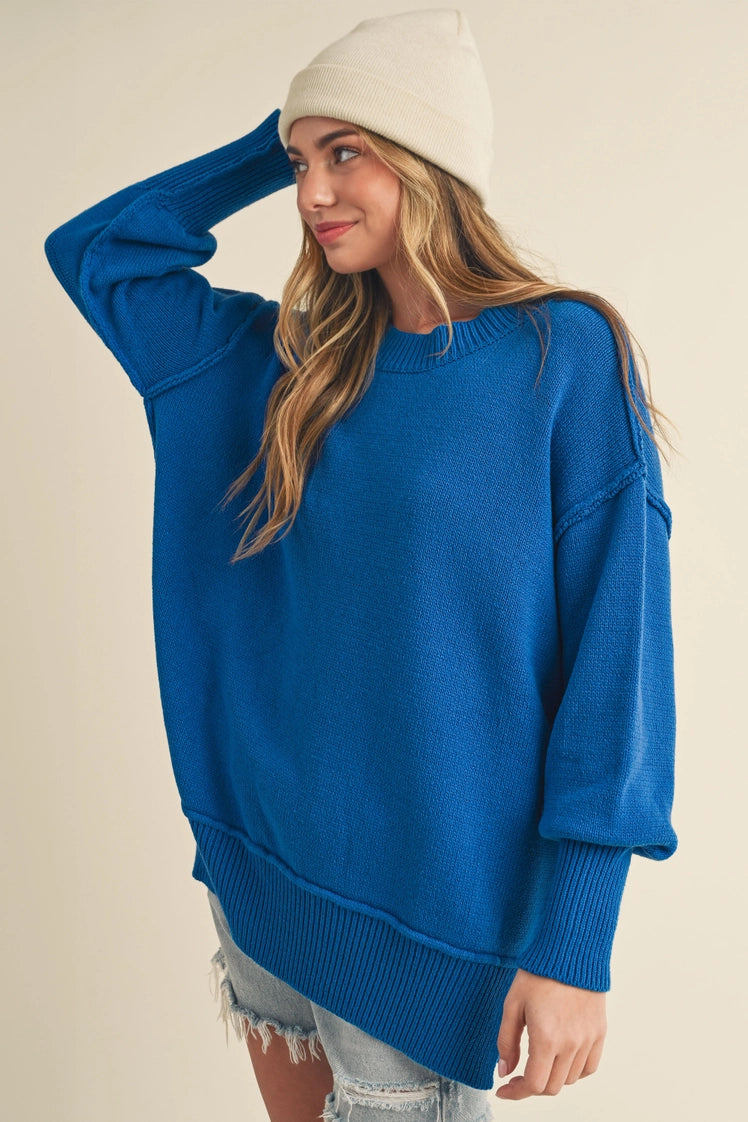 Ina Sweater - Cobalt