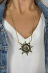 Ethereal Drop Necklace Gold