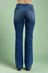 Mid Rise Bootcut Trousers - JB146