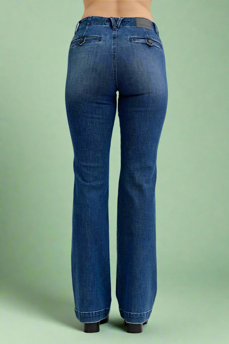 Mid Rise Bootcut Trousers - JB146