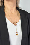 Mod Bead Necklace Gold