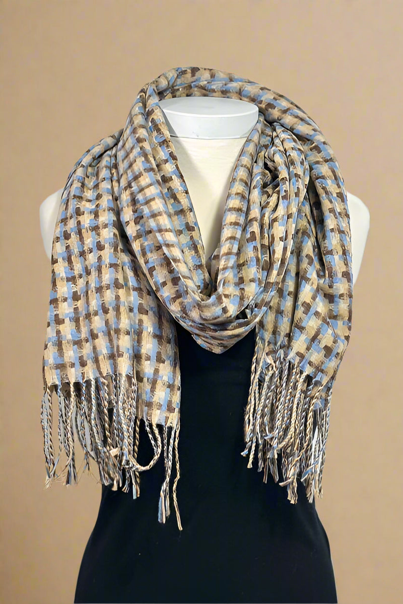 New Retro Plaid Scarf