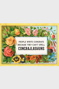 Congratulations - Congrajlashuns