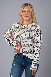 Round Knit Long Sleeve - Heart City