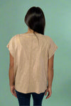 Pocket Boxy Washed Tee - Dark Taupe