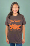 Billion Star Hotel Tee - Brown