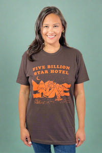 Billion Star Hotel Tee - Brown