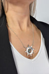 Ethereal Drop Necklace Silver