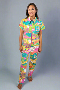 Landscape Jumpsuit - Enchanting Emerald
