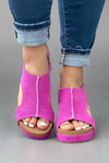 Melissa Slingback Sandal - Fuchsia