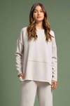 Greece Split Hem Top - Grey