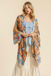 Flowy Summer Kimono Almond